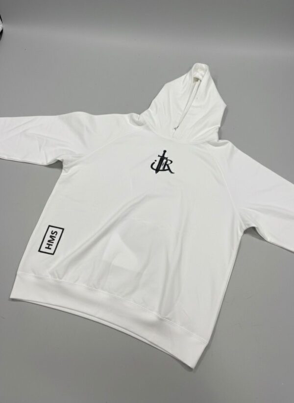 ITSRARE x HMS White Hoodie — Drop 001